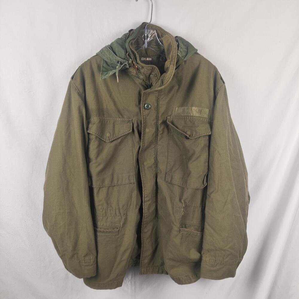 Vintage So-Sew Styles Inc Field Jacket Mens Medium Green M-65 US Army 70s